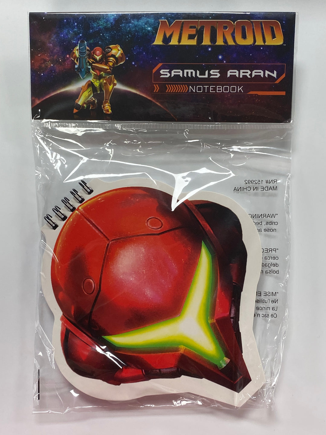 Samus Helmet Notebook from Metroid Samus Returns Collector's Box NEW NT73126