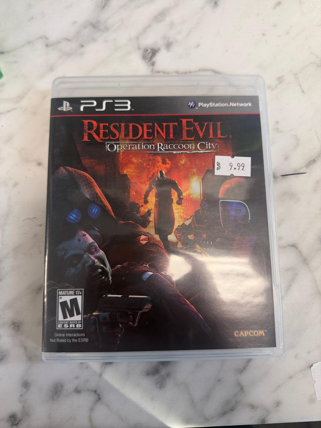 Resident Evil Operation Raccoon City - PS3 CASE & MANUAL ONLY NO GAME INCLUDED! CO112825