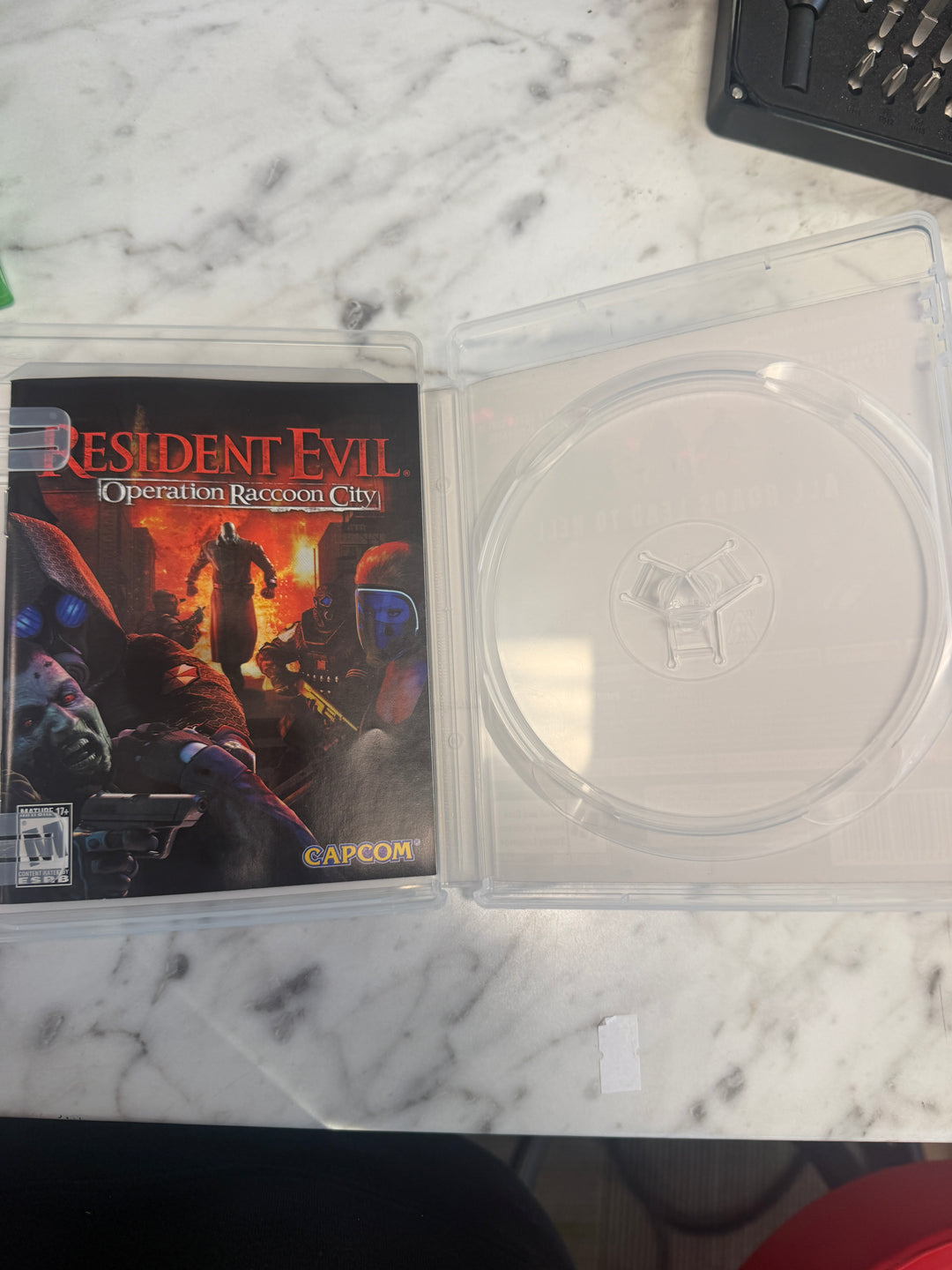 Resident Evil Operation Raccoon City - PS3 CASE & MANUAL ONLY NO GAME INCLUDED! CO112825