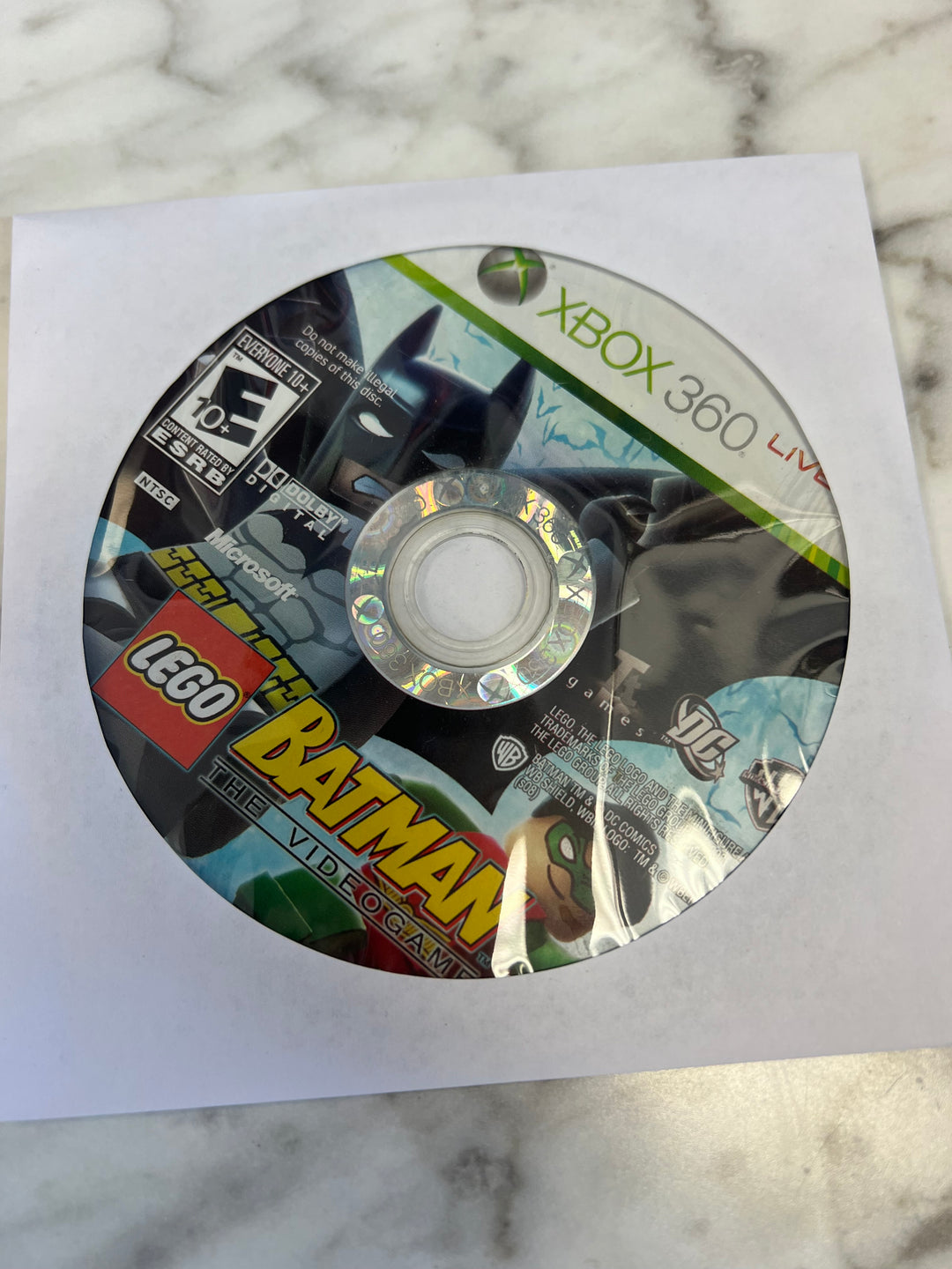 Lego Batman the Video Game for Xbox 360 Disc Only DU72124