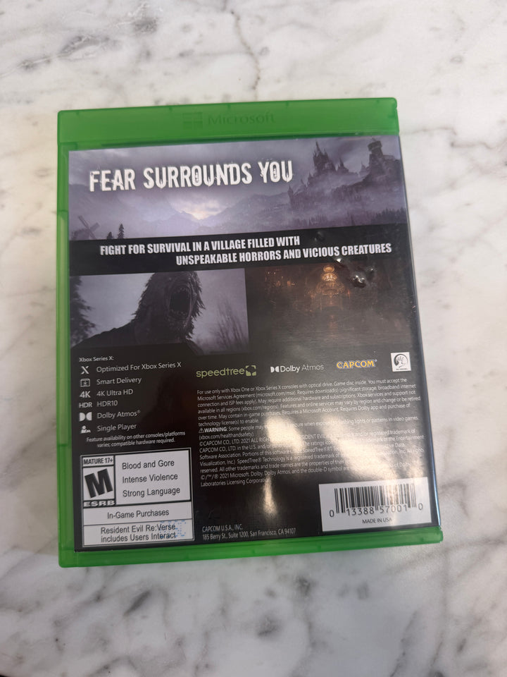 Resident Evil Village - Xbox One CASE ONLY NO GAME INCLUDED! CO112825