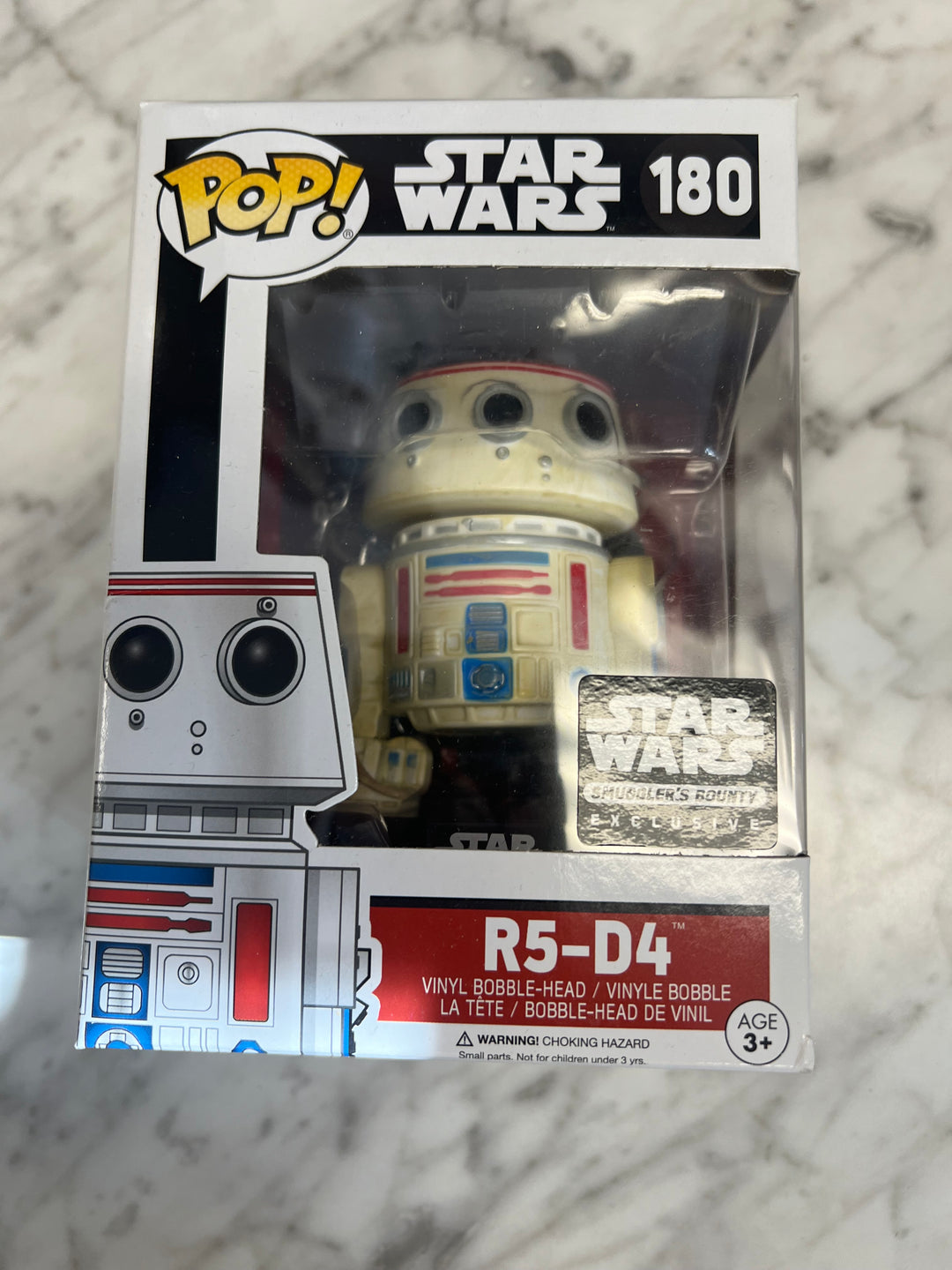 R5-D4 Funko Pop 180, Smuggler's Bounty Exclusive, Pop Vinyl FP10124