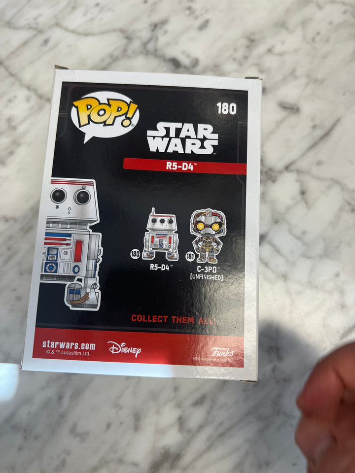 R5-D4 Funko Pop 180, Smuggler's Bounty Exclusive, Pop Vinyl FP10124