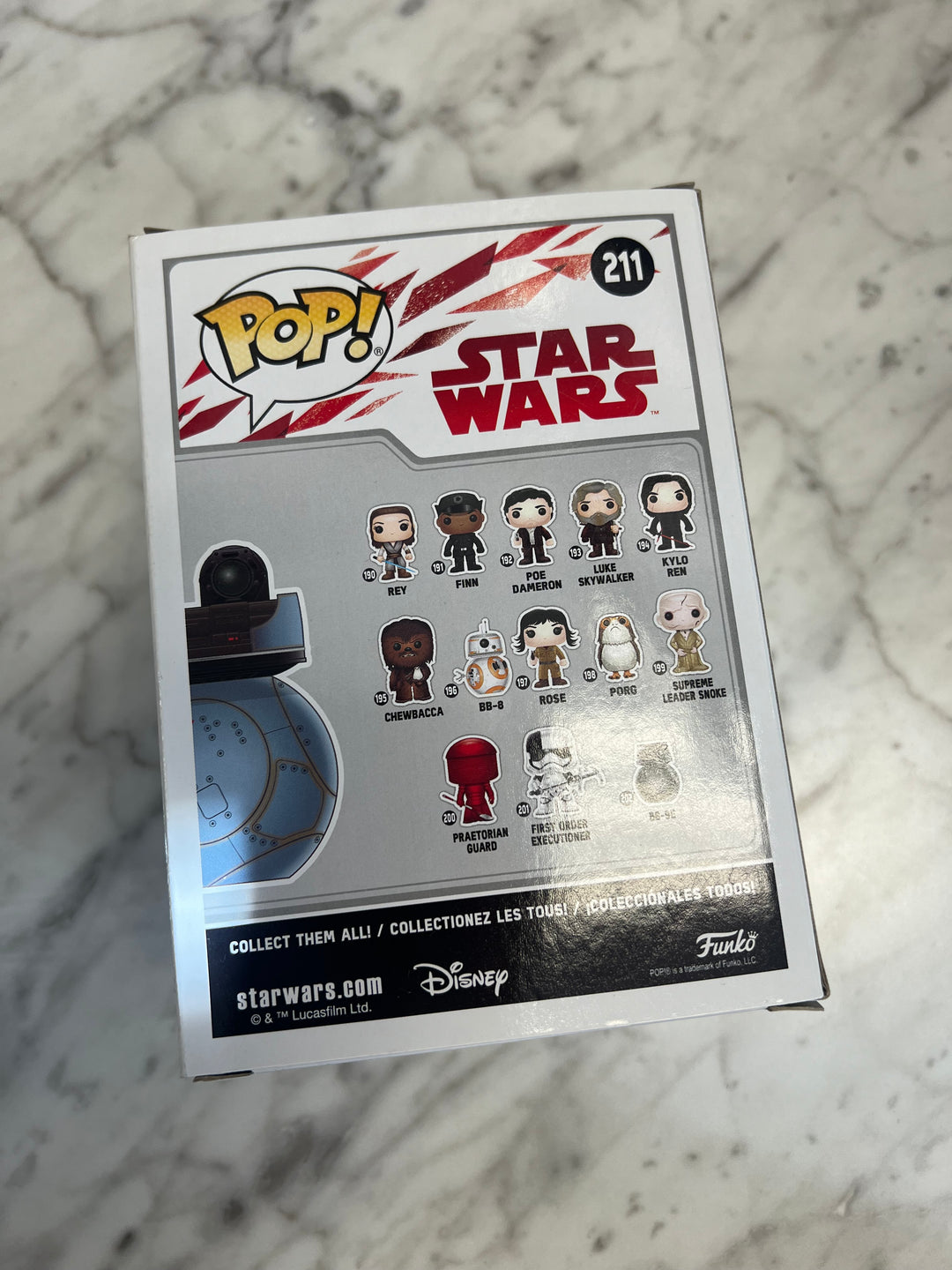 Funko Pop! Vinyl: Star Wars - Resistance BB Unit - Walmart #211 FP10124