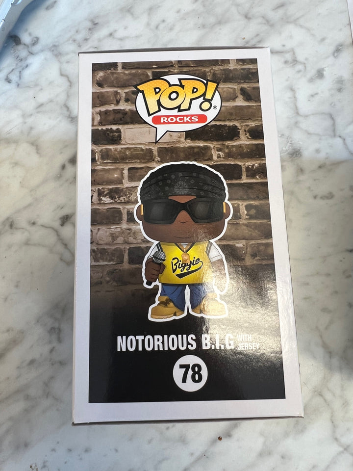 Funko Pop! Rocks Notorious B.I.G. With Jersey #78  P72325