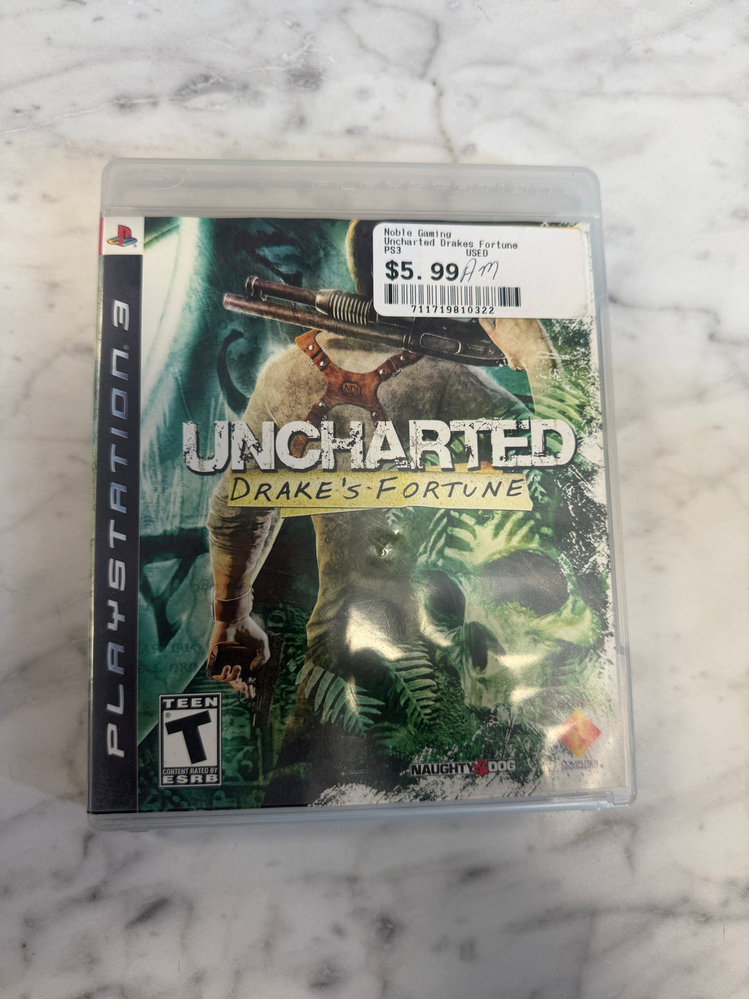 Uncharted: Drakes Fortune - PS3 CASE & MANUAL ONLY NO GAME INCLUDED! CO112825