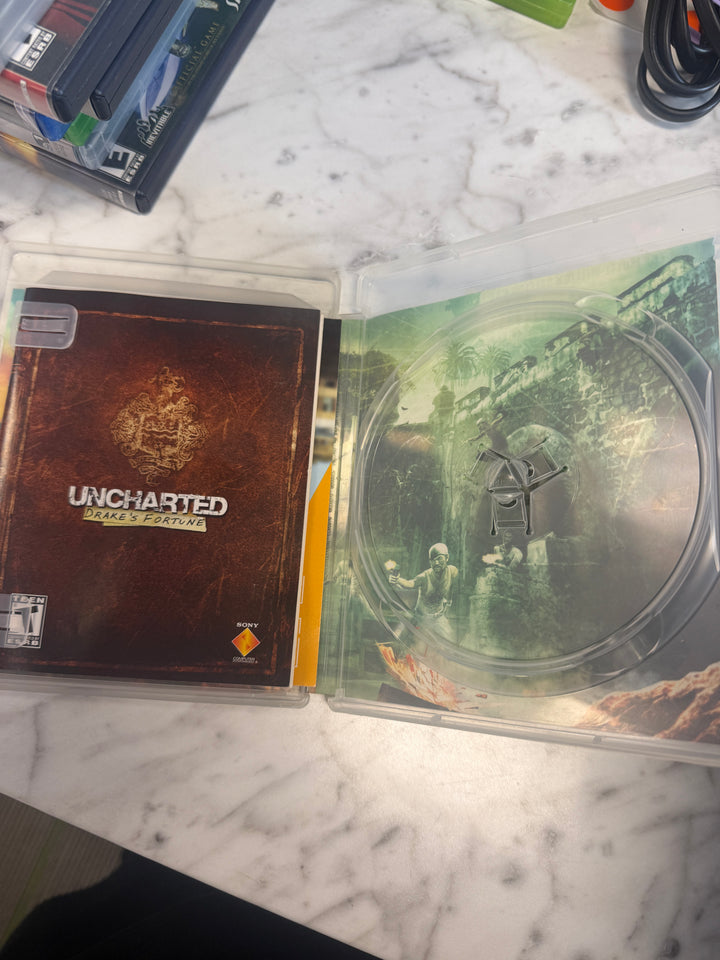 Uncharted: Drakes Fortune - PS3 CASE & MANUAL ONLY NO GAME INCLUDED! CO112825
