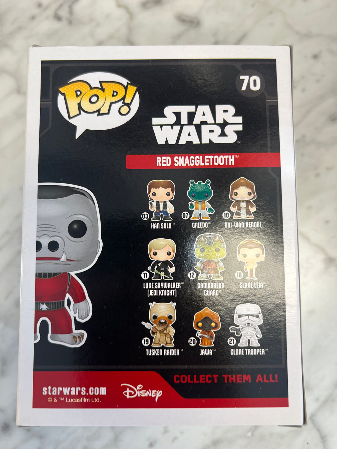 Funko Pop! Star Wars Red Snaggletooth #70 Smuggler's Bounty Vinyl Figure FP10124