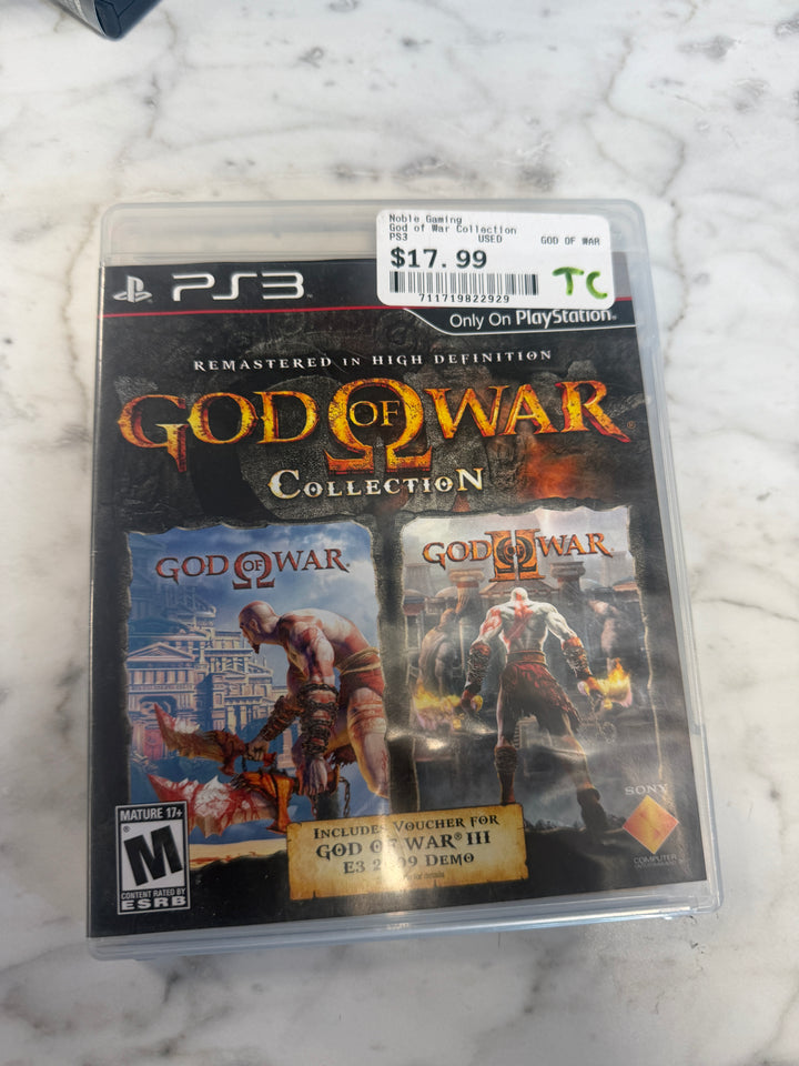 God of War Collection - PS3 CASE & MANUAL ONLY NO GAME INCLUDED! CO112825