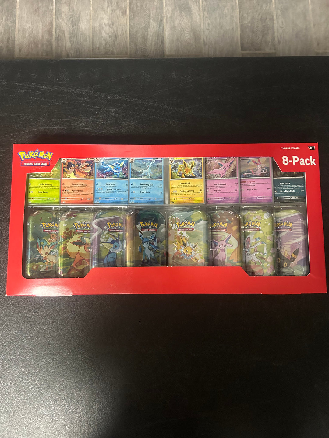 Pokemon TCG Costco Prismatic Evolutions 8-Pack Mini Tins