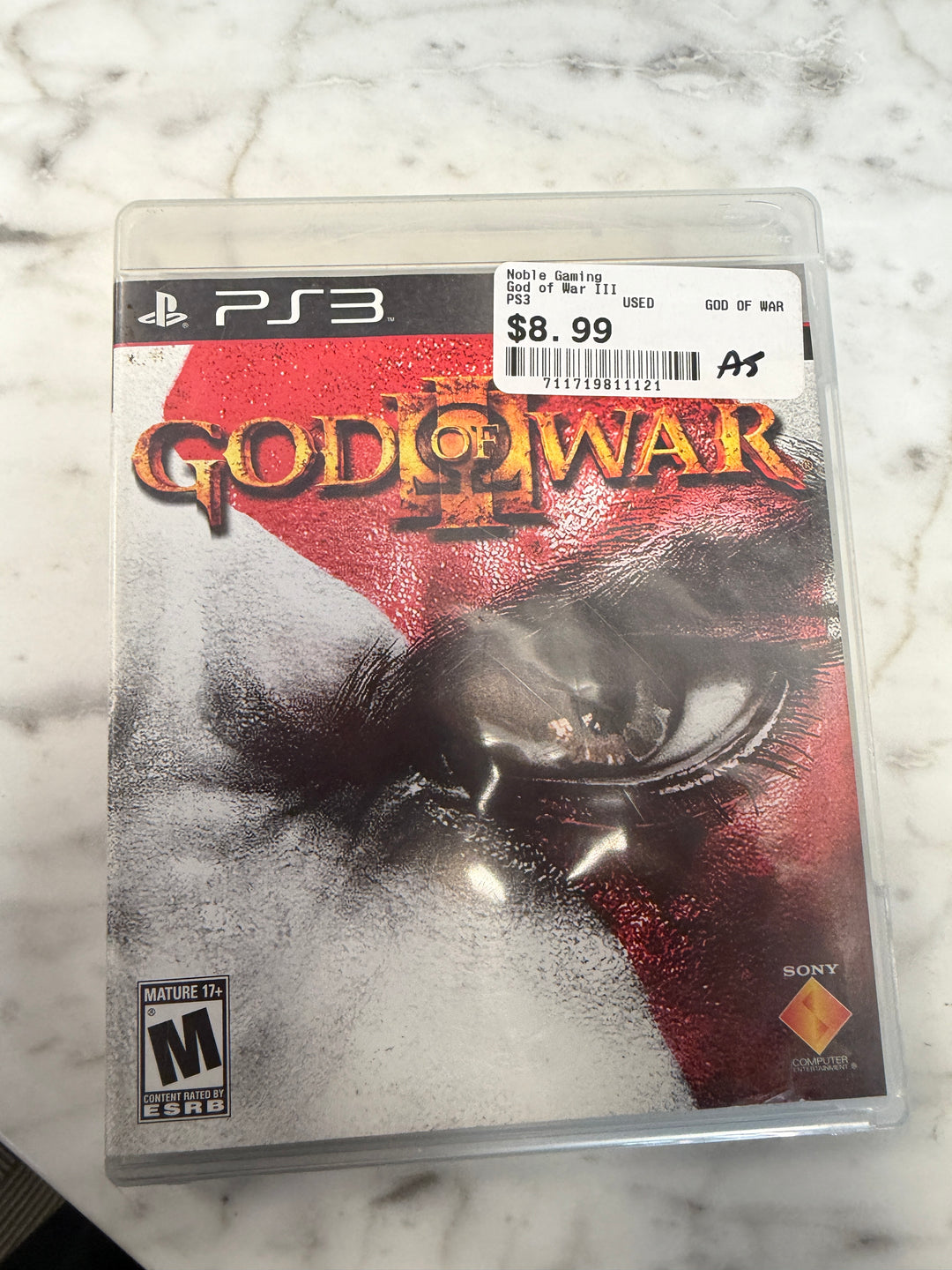 God of War III - PS3 CASE & MANUAL ONLY NO GAME INCLUDED! CO112825