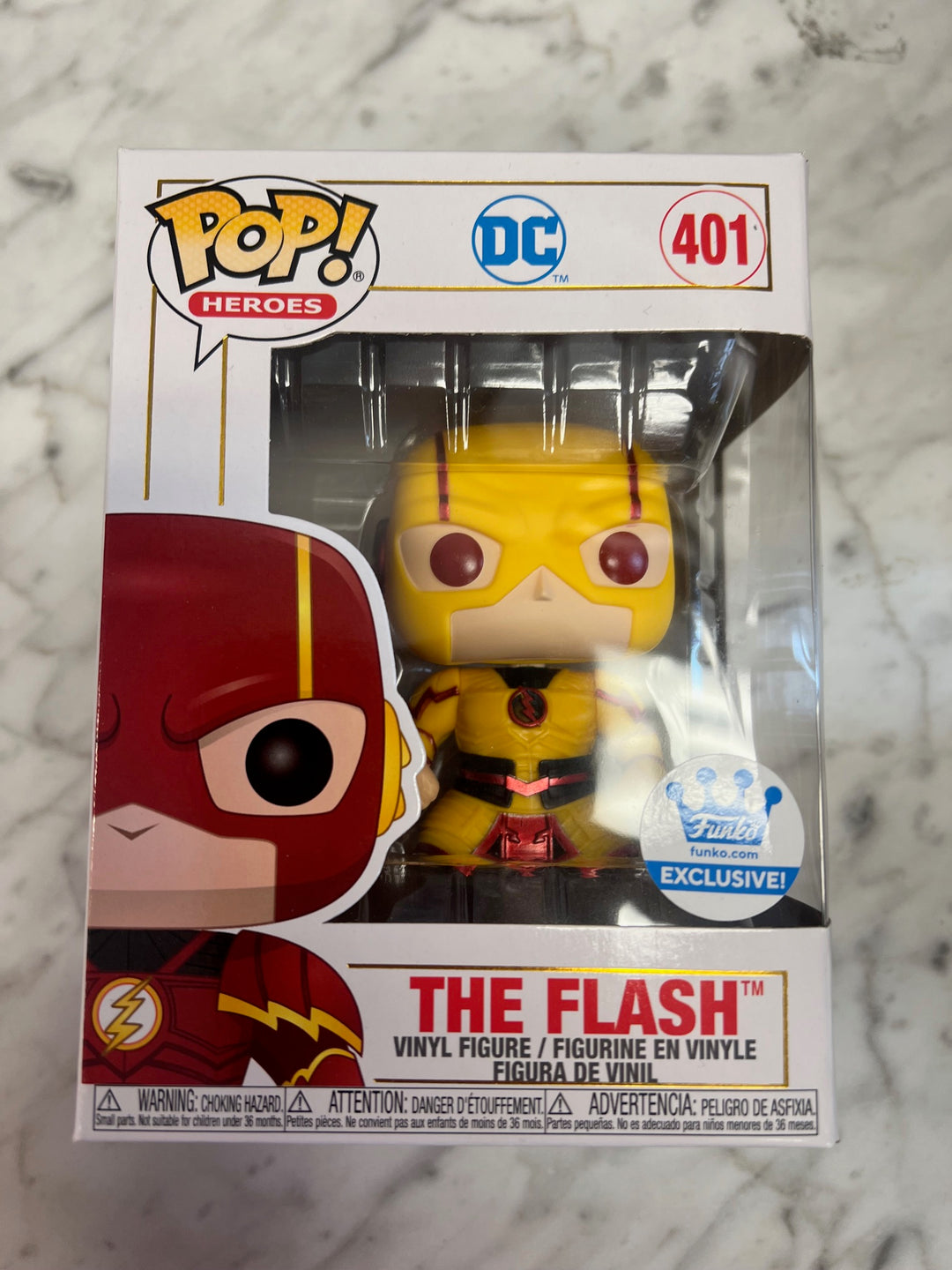 Funko Pop! The Flash # 401 (Yellow) DC Funko Exclusive FP5125