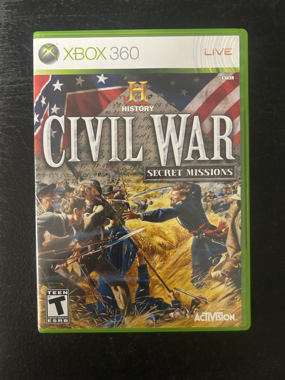 History Channel Civil War Secret Missions - Xbox 360 DI3226