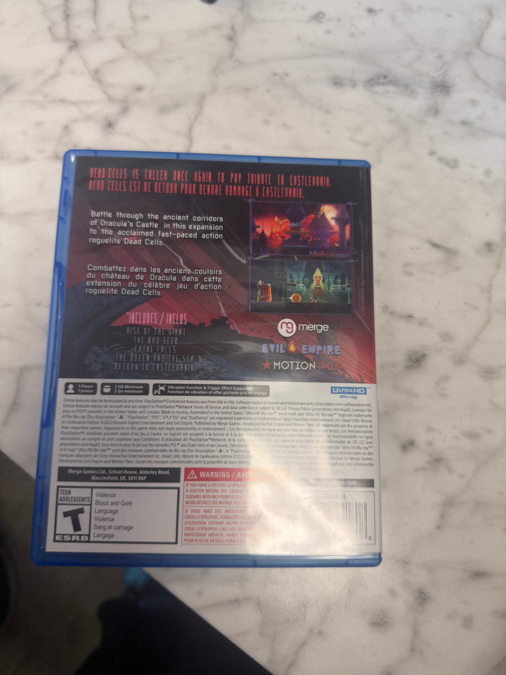 Dead Cells Return To Castlevania - PS5 CASE ONLY NO GAME INCLUDED! CO112825