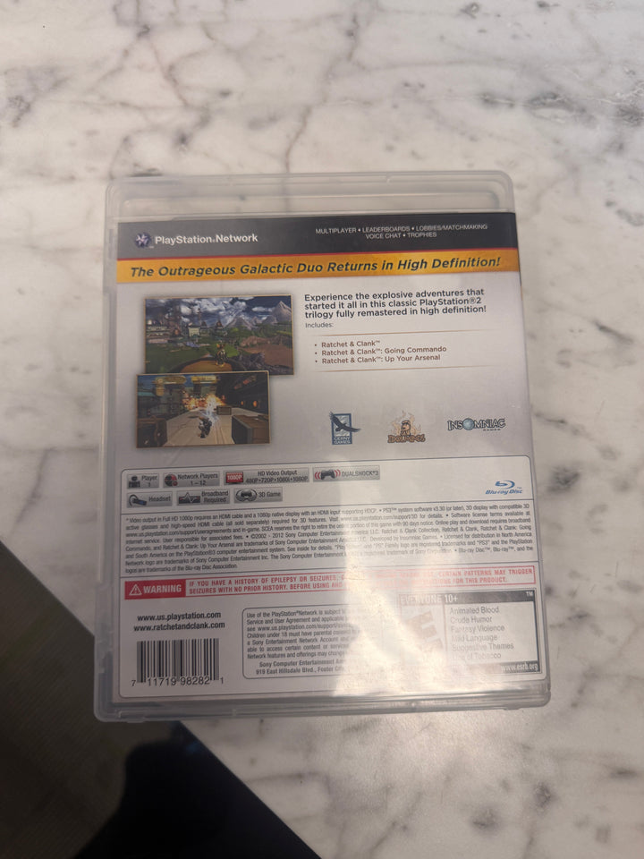 Ratchet & Clank Collection - PS3 CASE ONLY NO GAME INCLUDED! CO112825