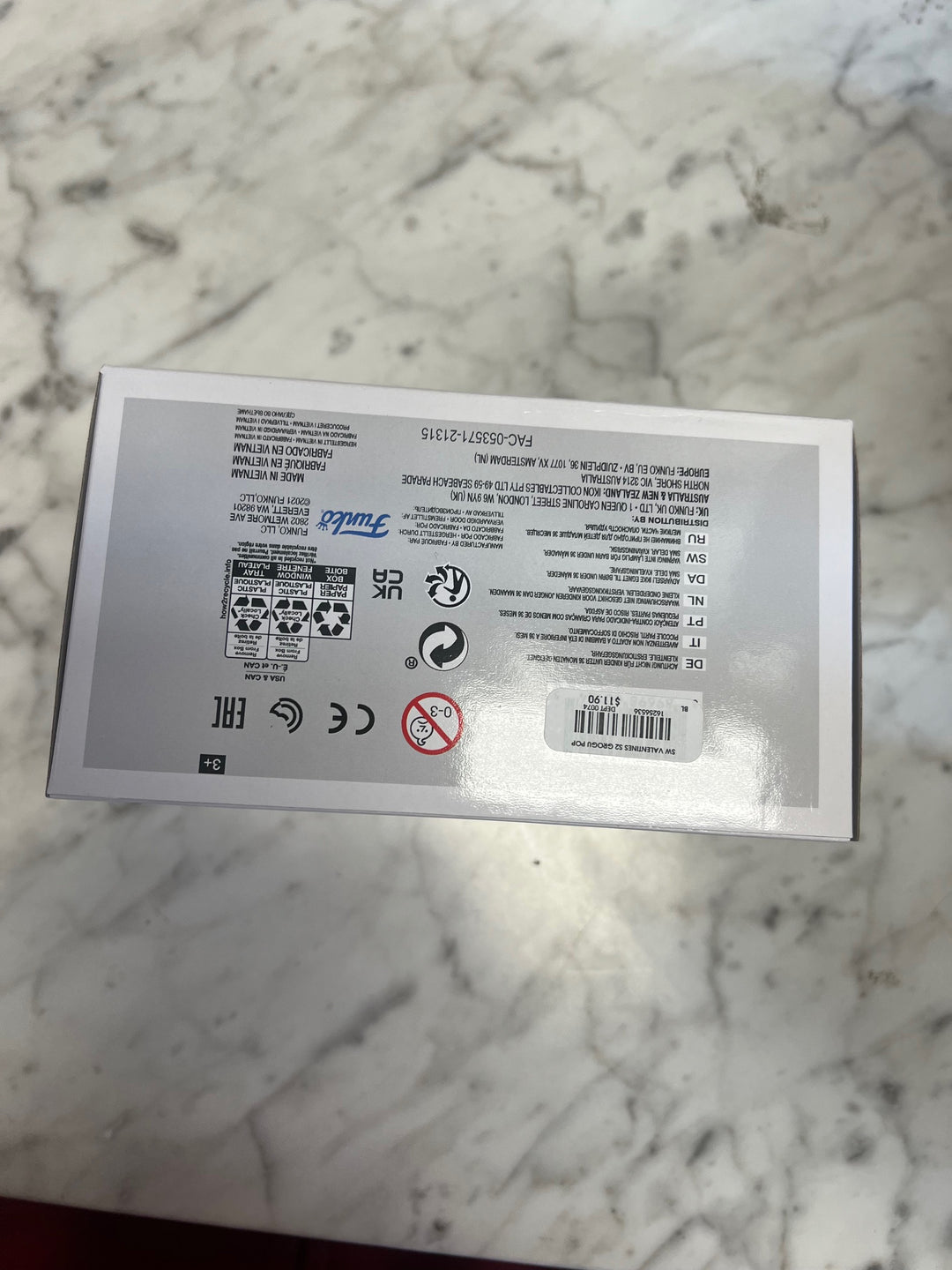 Funko Pop! Valentine's Day Grogu With Cookies #493 Pink Star Wars FP5125