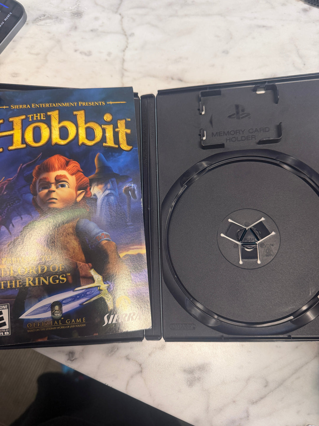 The Hobbit - PS2 CASE & MANUAL ONLY NO GAME INCLUDED! CO112825