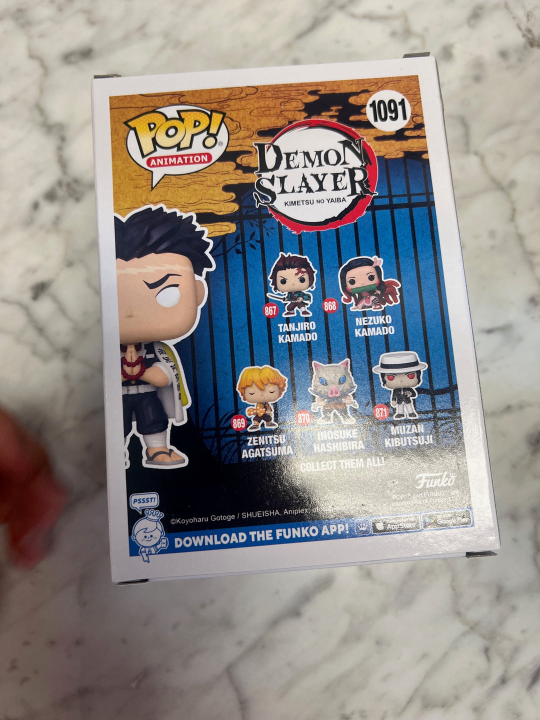 Funko Pop! Gyomei Himejima #1091 Demon Slayer FP5125