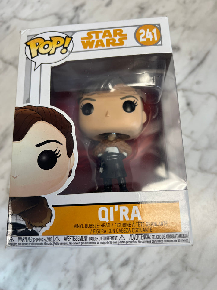 Funko Pop Movies Star Wars Qi'ra 241 Vinyl Bobblehead Figure Qira FP10124