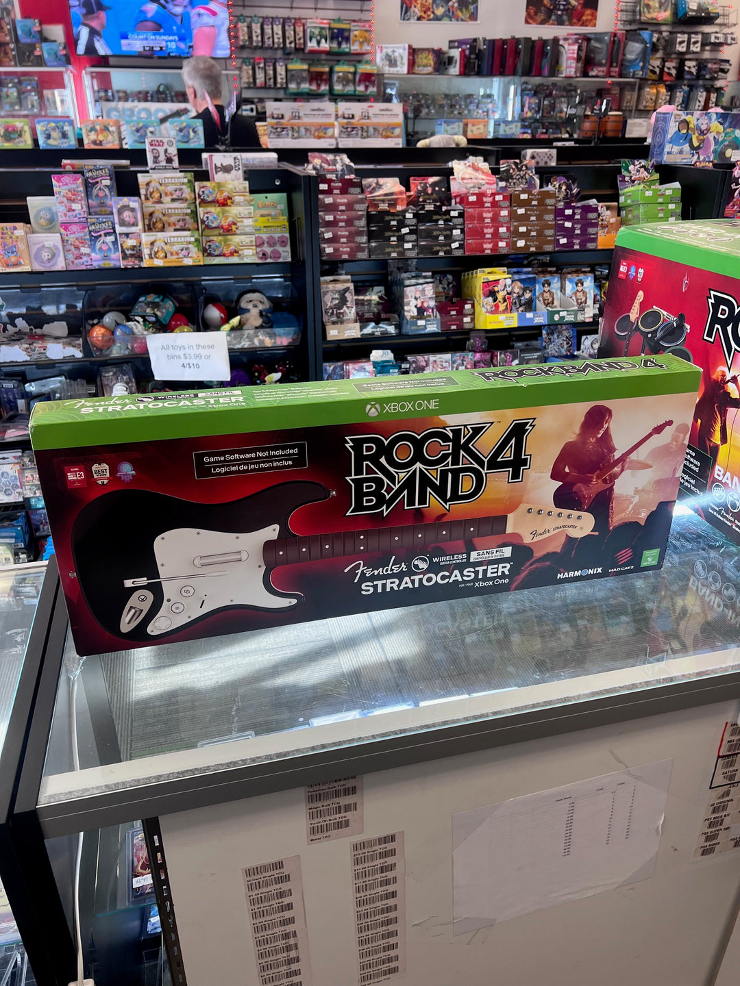 BOXED Rock Band 4 Wireless Stratocaster Guitar (Store Pickup ONLY)