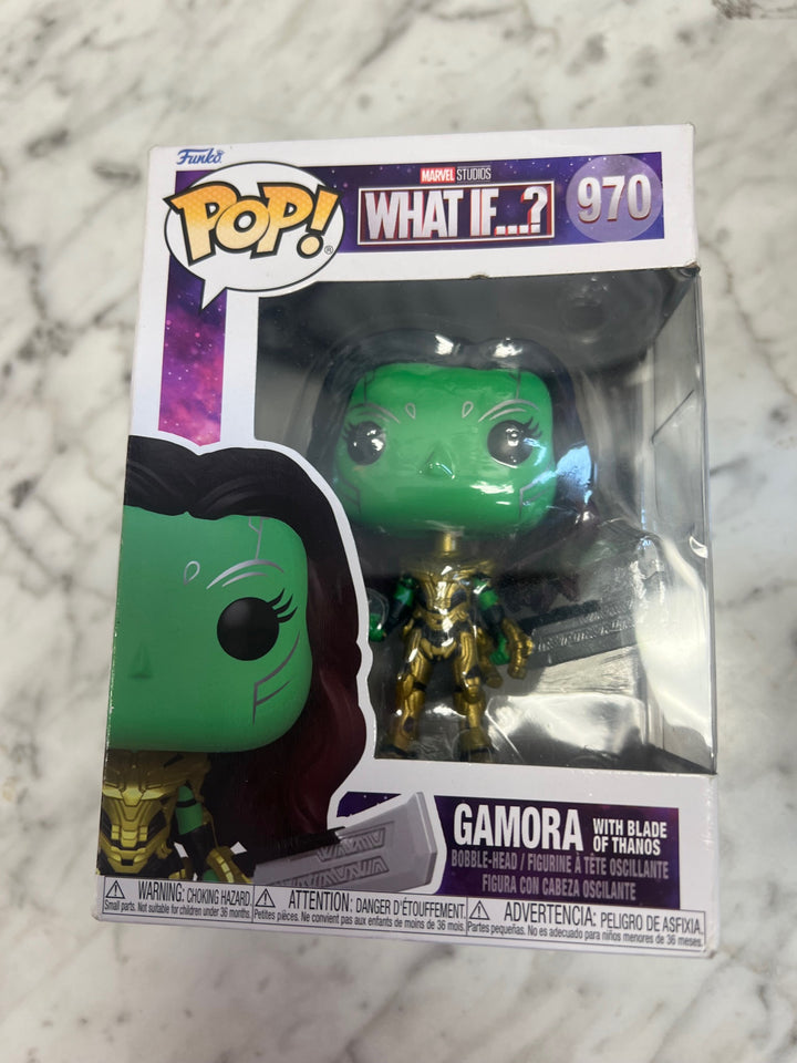 Funko Pop! Gamora with Blade of Thanos #970 Marvel What If Imperfect Box FP5125