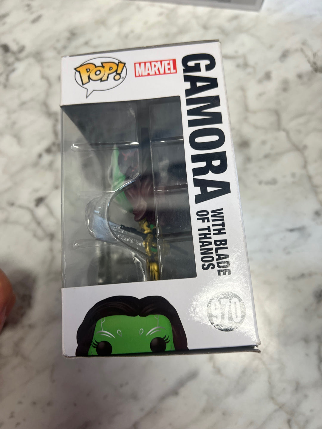 Funko Pop! Gamora with Blade of Thanos #970 Marvel What If Imperfect Box FP5125