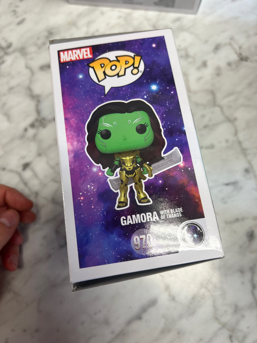 Funko Pop! Gamora with Blade of Thanos #970 Marvel What If Imperfect Box FP5125