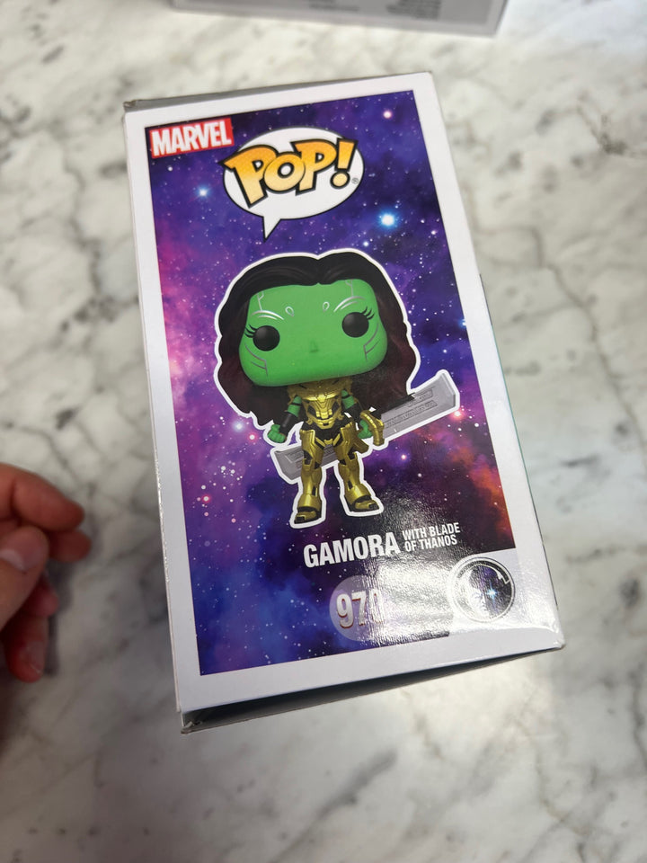 Funko Pop! Gamora with Blade of Thanos #970 Marvel What If Imperfect Box FP5125