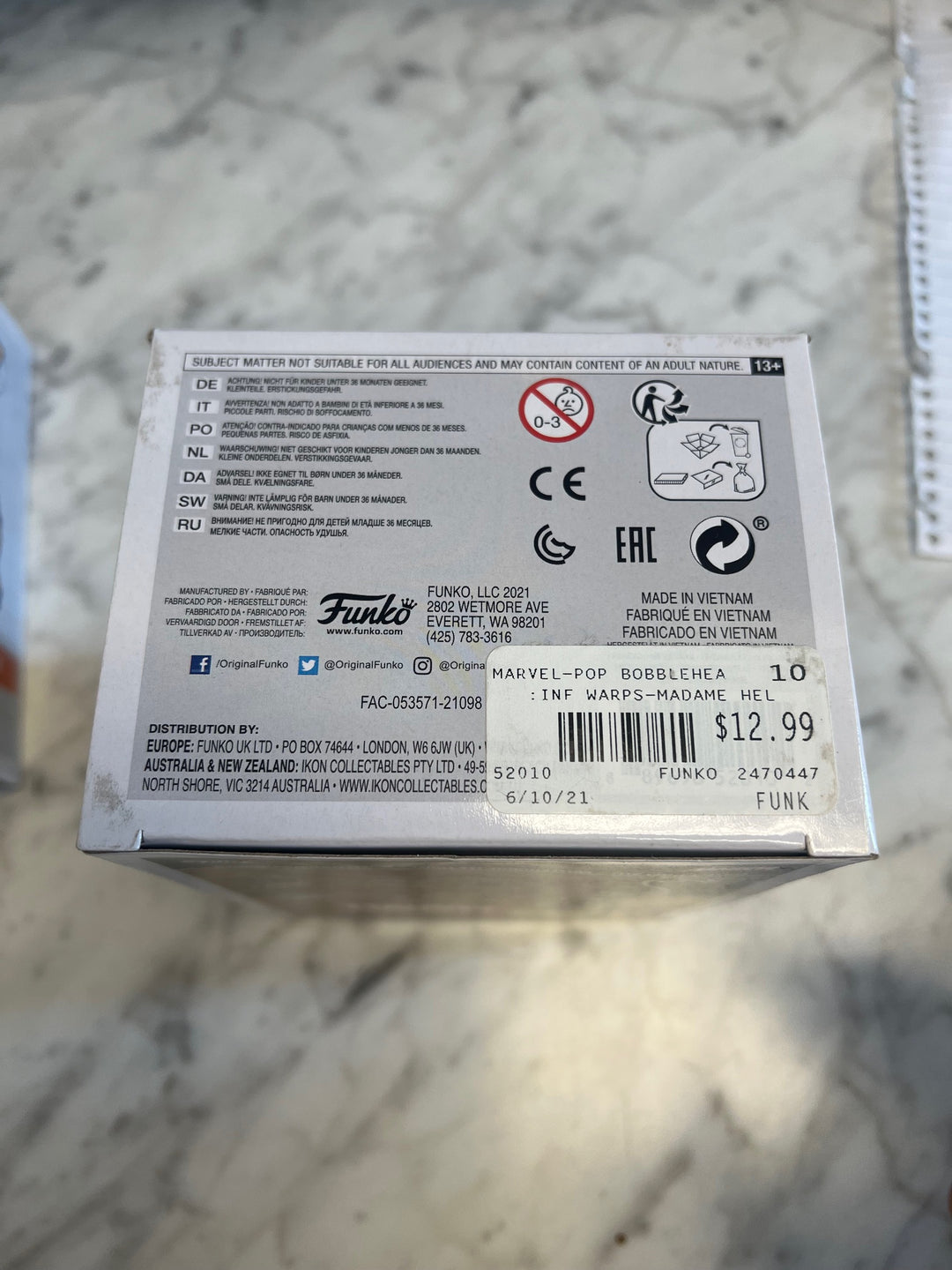 Funko Pop! Madame Hel #862 Marvel Infinity Warps P72325