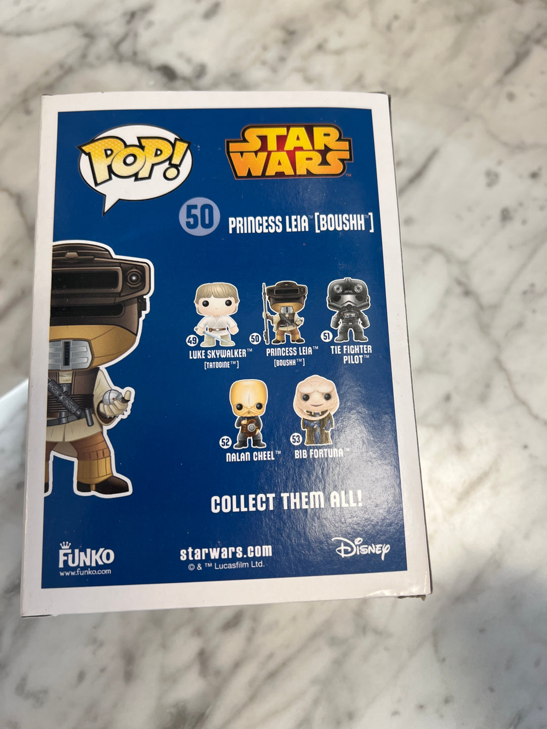 Funko Pop! Vinyl: Star Wars - Princess Leia #218 Walmart Exclusive Disney  FP10124