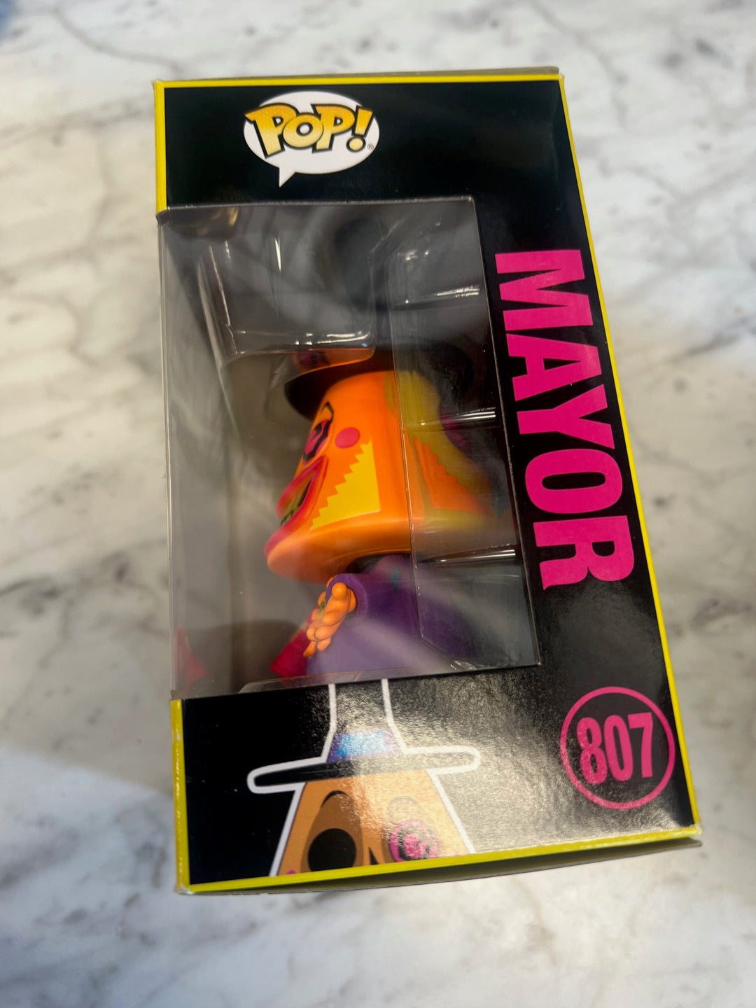 Funko Pop! Disney The Mayor #807 Nightmare Before Christmas Black Light  P72325