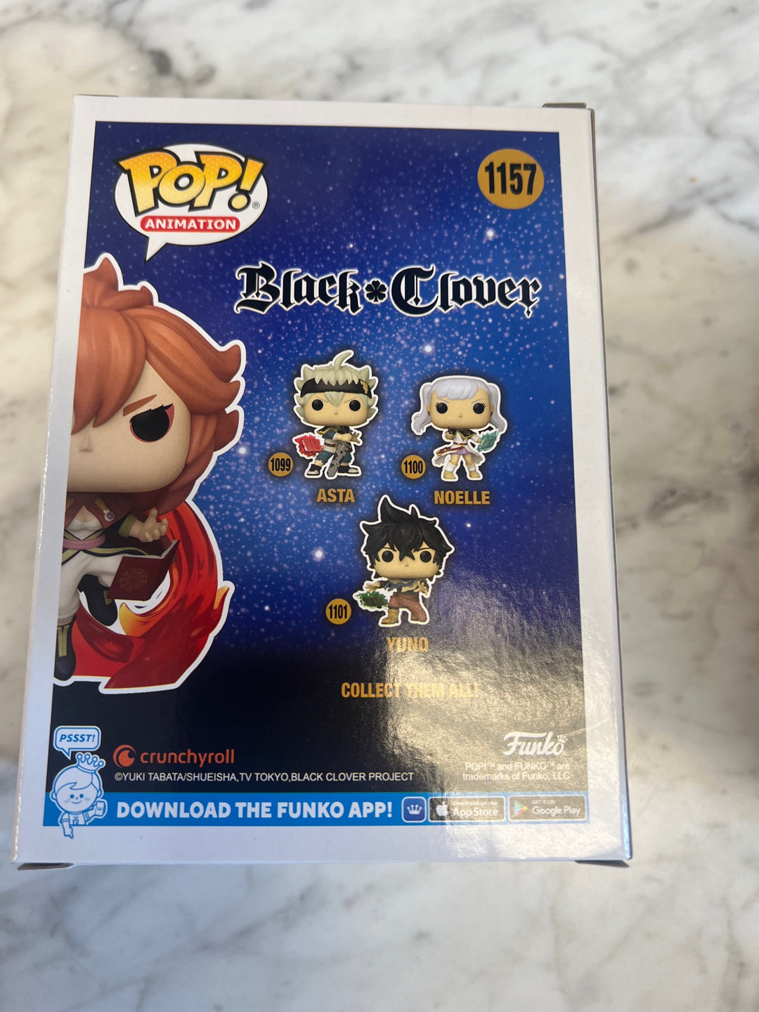 Funko Pop! Mereoleona #1157 Black Clover Gamestop Glow in the Dark GITD  P72325