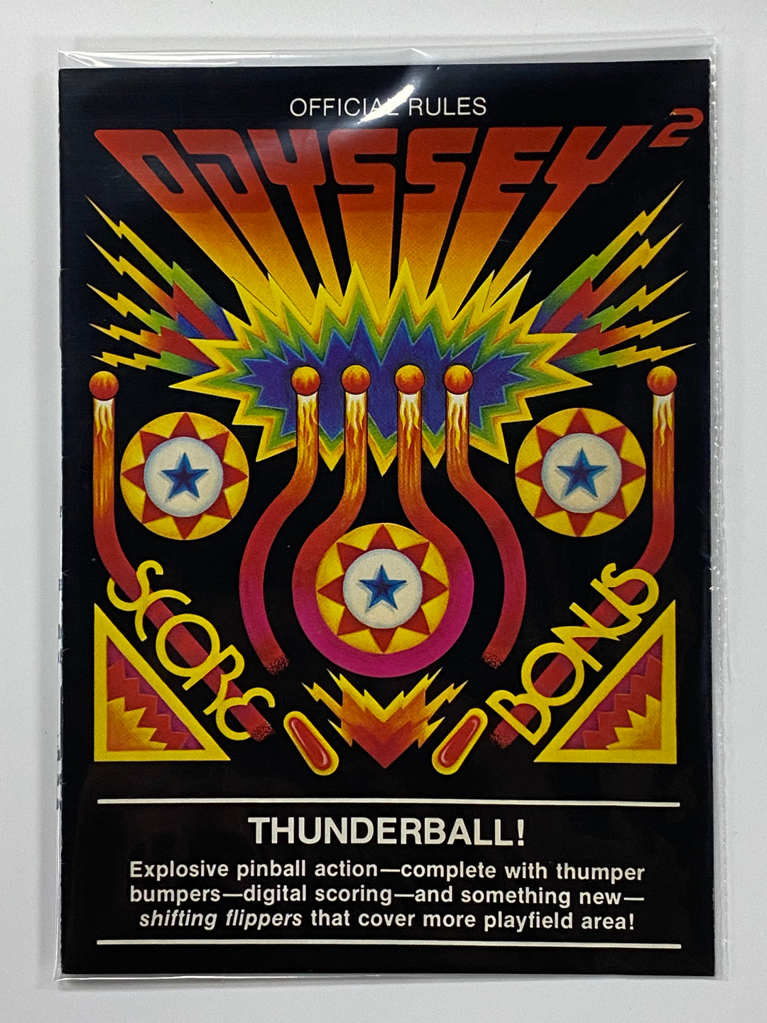 Thunderball Manual Only IB3432-I Odyssey 2 MO8526