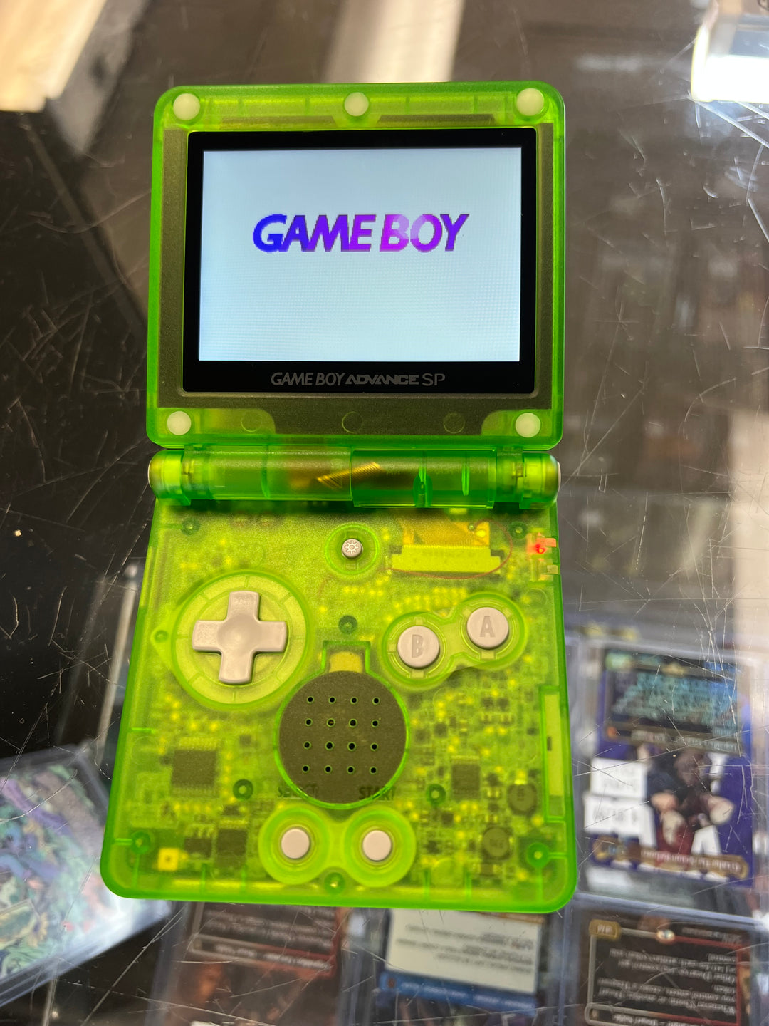 Game Boy Advance SP Console w/ new shell & IPS Screen (Select a Color)