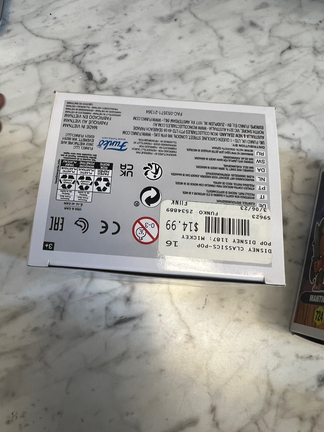 Funko Pop! Mickey Mouse #1187 Mickey and Friends Disney  P72325