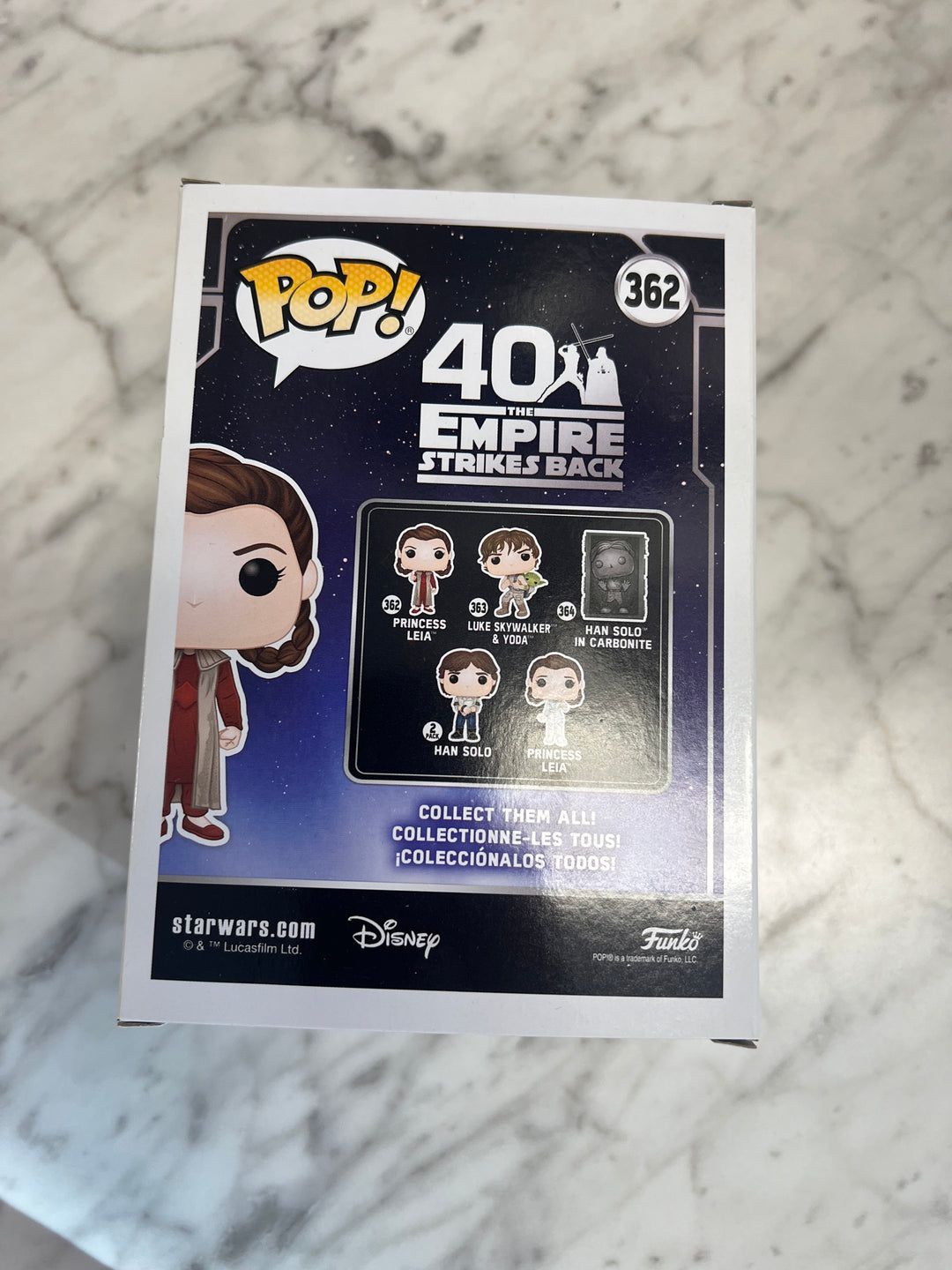 Funko Pop! Vinyl: Star Wars 40 The Empire Strikes Back - Princess Leia #362 FP10124