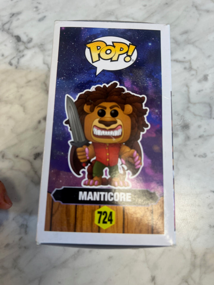 Funko Pop! Manticore #724 Disney Onward Worn Box  P72325