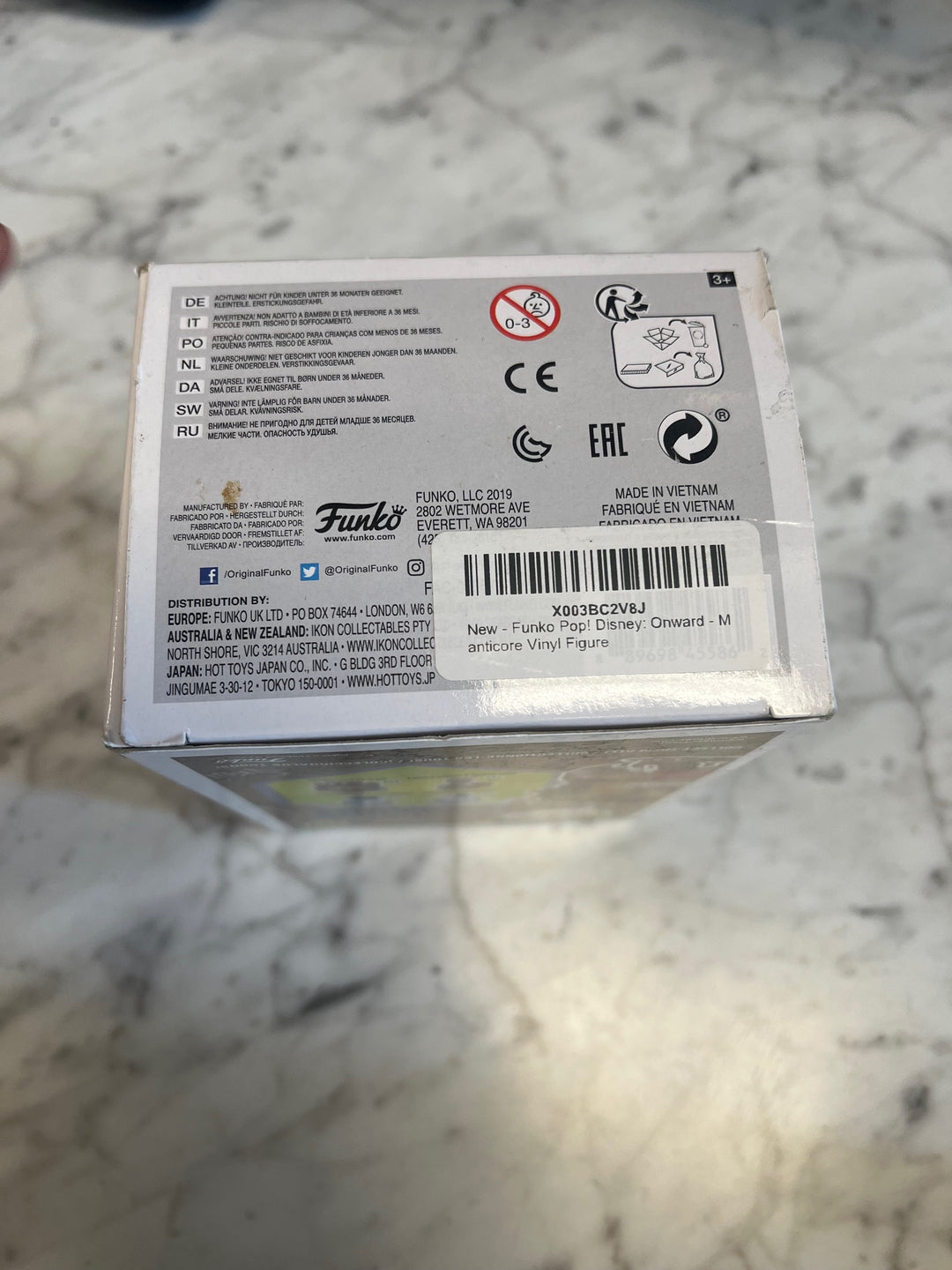 Funko Pop! Manticore #724 Disney Onward Worn Box  P72325