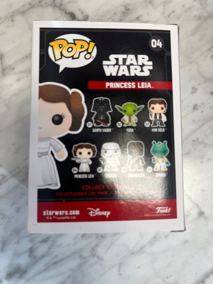 Funko Pop! Princess Leia Black/Red Box ~ Star Wars 04  FP10124