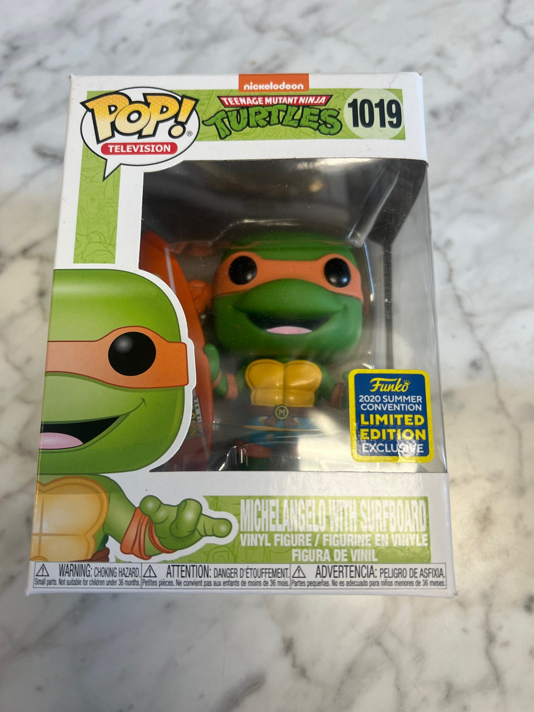 Funko Pop! Michelangelo with Surfboard #1019 TMNT P72325