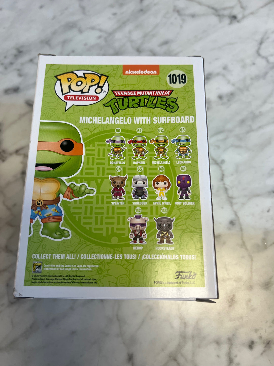Funko Pop! Michelangelo with Surfboard #1019 TMNT P72325