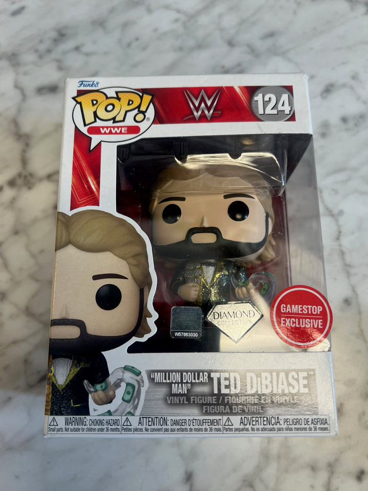 Funko Pop! "Million Dollar Man" Ted Dibiase #124 WWE Diamond Collection P72325