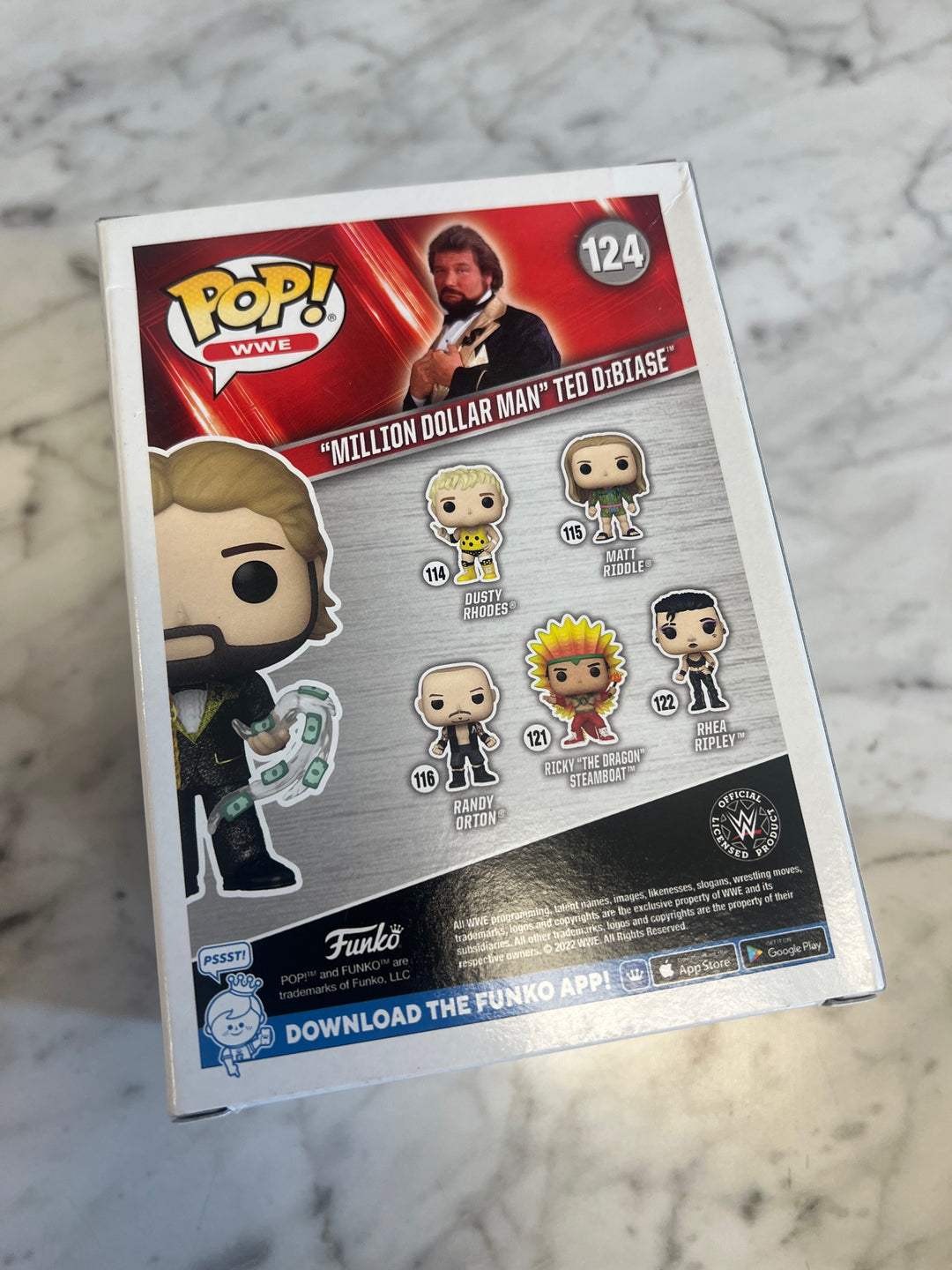 Funko Pop! "Million Dollar Man" Ted Dibiase #124 WWE Diamond Collection P72325