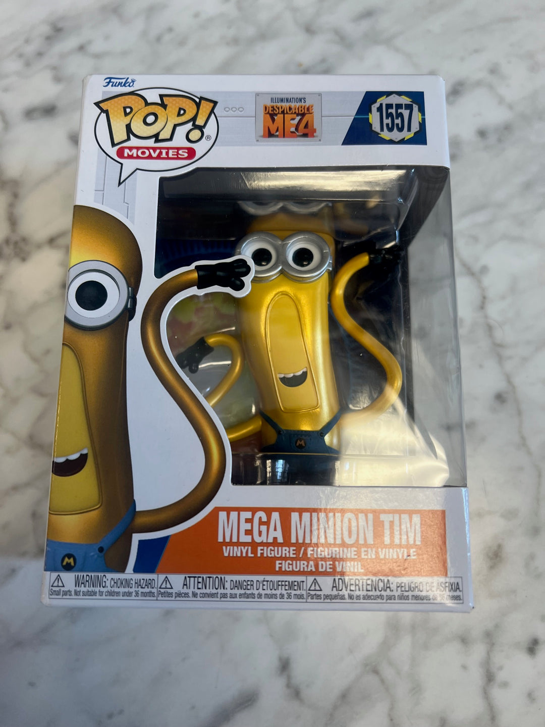 Funko Pop! Mega Minion Tim #1557 Despicable Me 4 P72325