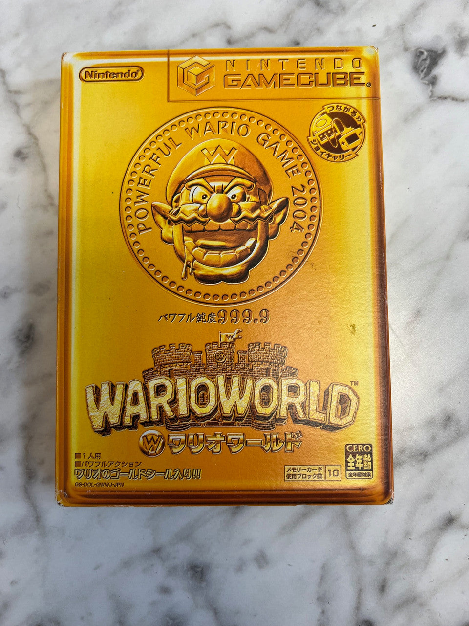 Wario World Gamecube Japanese import no disc