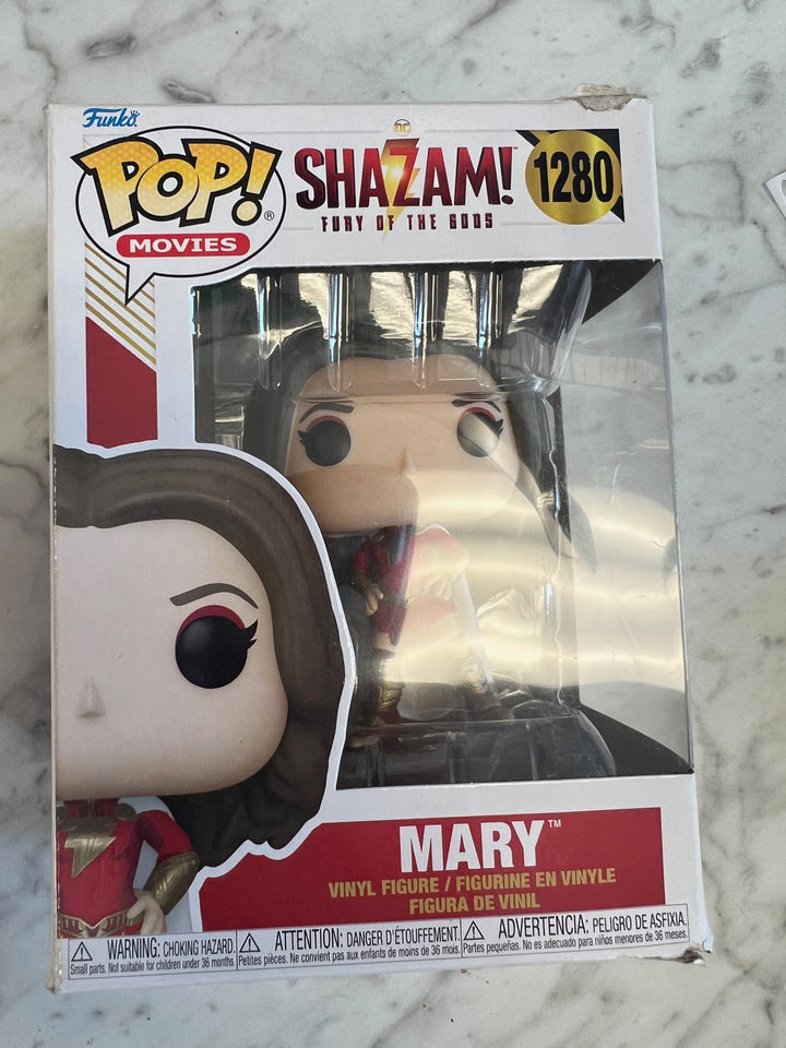 Funko Pop! Mary #1280 Shazam! Fury of the Gods Really worn box P72325