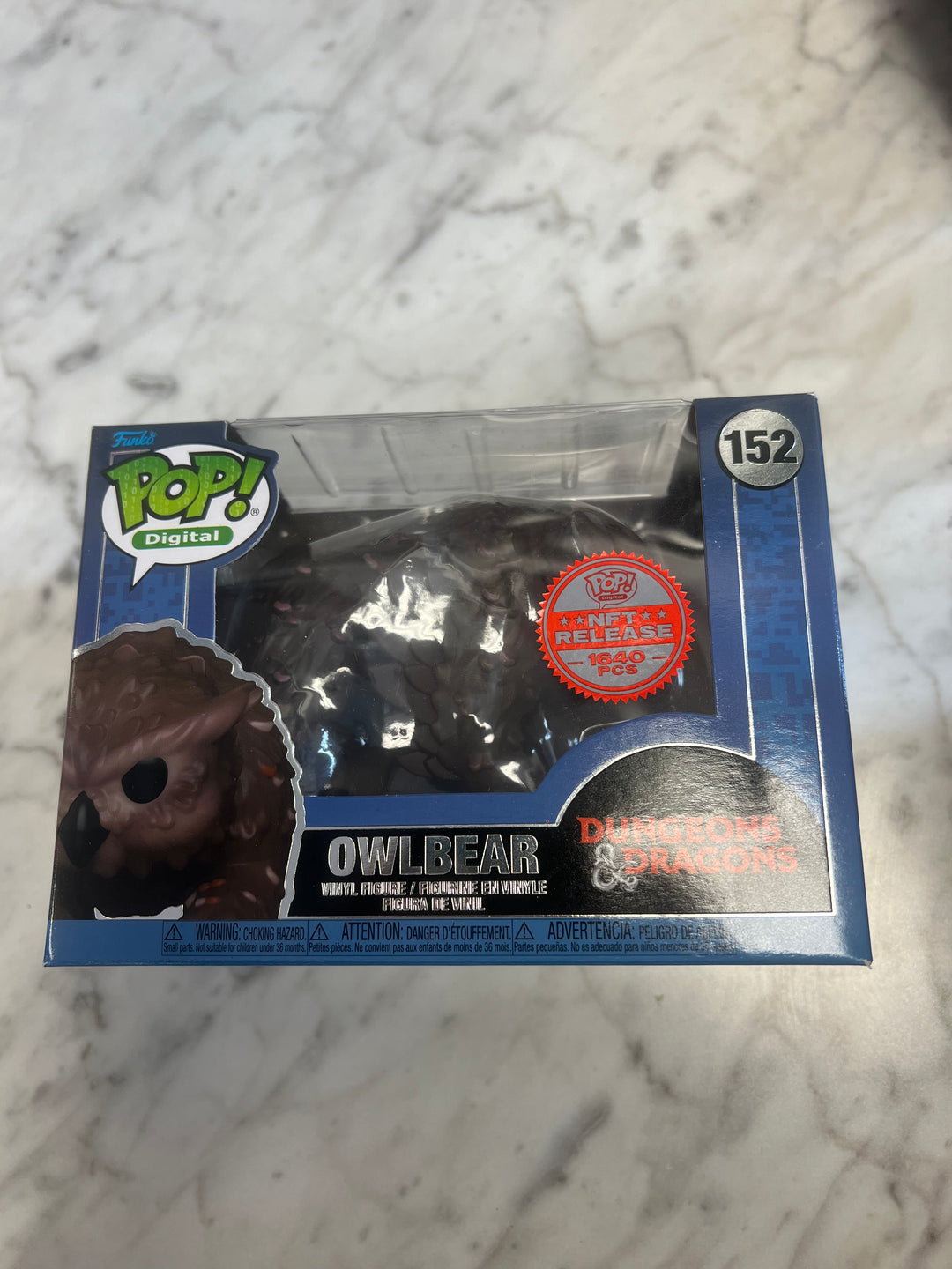 Funko Pop! Digital Dungeons & Dragons Owlbear Legendary #152 LE 1640 Pieces FP72324