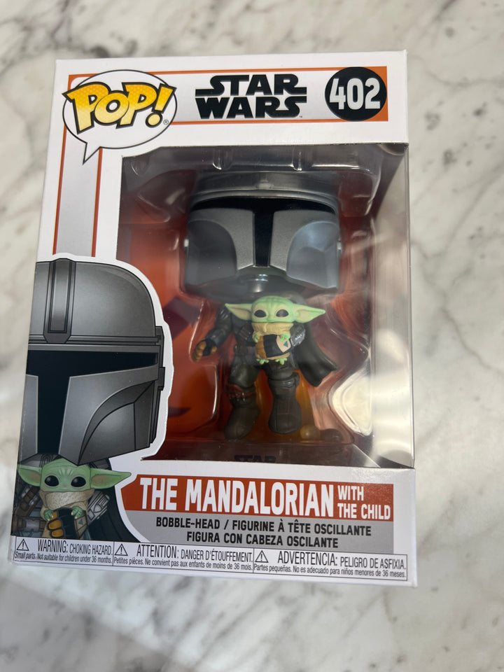 Funko Pop! Star Wars The Mandalorian with Grogu Amazon Exclusive #402 FP10124