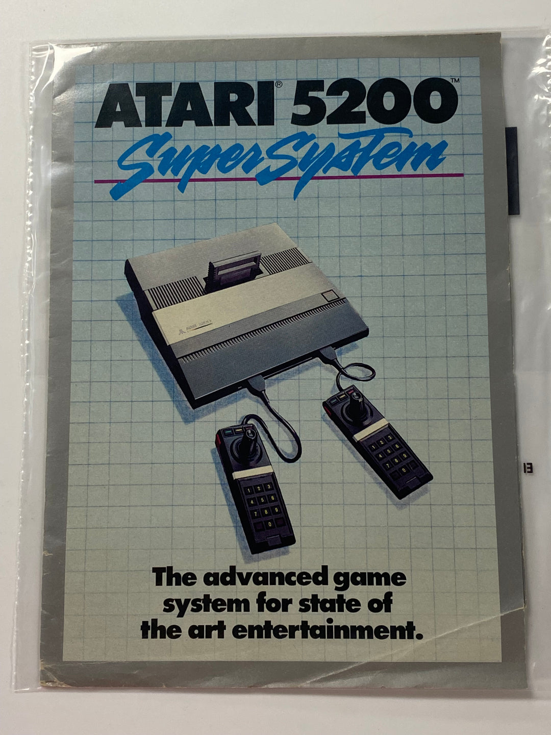 Atari 5200 Super System Manual Only CO21880 MO8626