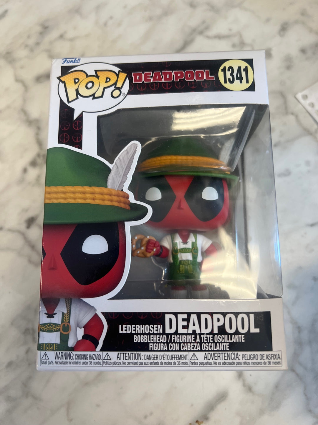 Funko Pop! Lederhosen Deadpool #1341 Marvel  P72325